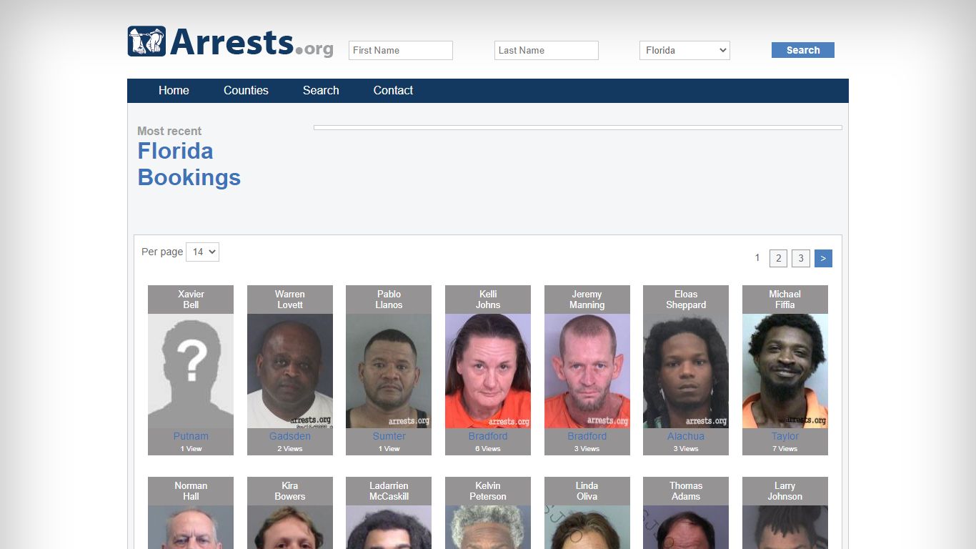 Florida Arrests and Inmate Search